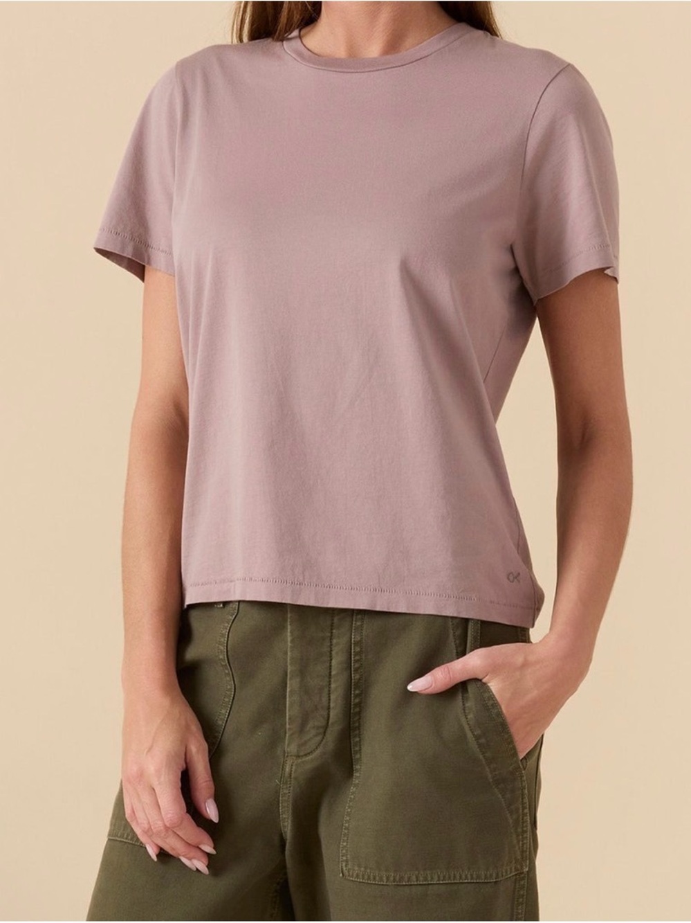 Outerknown Sojourn Mauve Short Sleeve Cotton Crewneck Tee - NWT - Size XXL